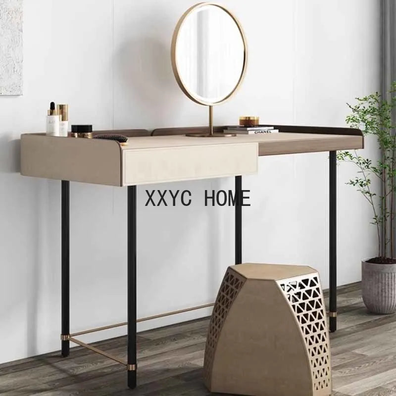 White Modern Dressing Table Nordic Mirror Bedroom Girls Dresser Luxury Charm Fashion Penteadeira De Maquiagem Home Furniture