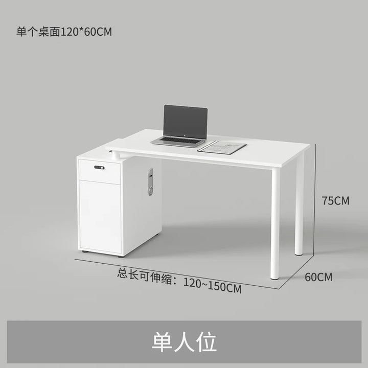 Standing Computer Work Desk Reception Study Modern Staff Work Desk Gadgets Single Scrivania Angolare Work Furniture HD50WD