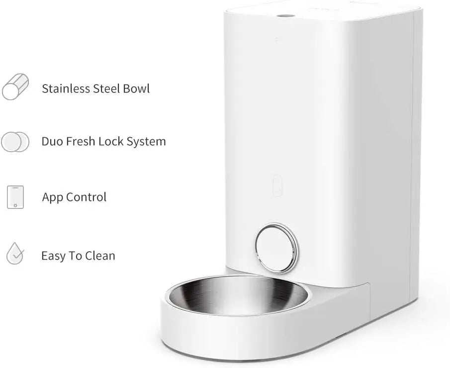 PETKIT Pet Cat Feeder Automatic Wifi App Control with Stainless Steel Bowl Dog Auto Pet Food Dispensers Pet Smart Feeder