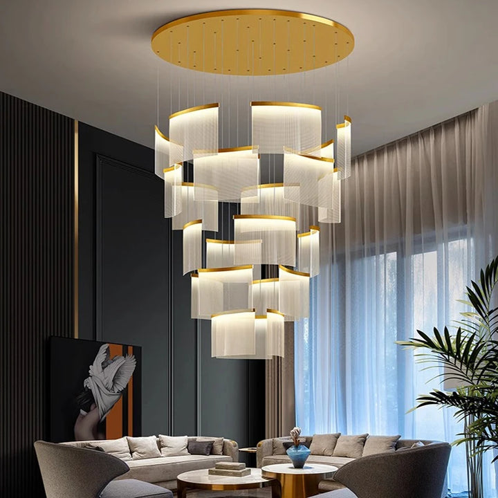 Nordic home decoration, stair chandelier, living room and dining room Pendant lights, ceiling light, indoor lighting