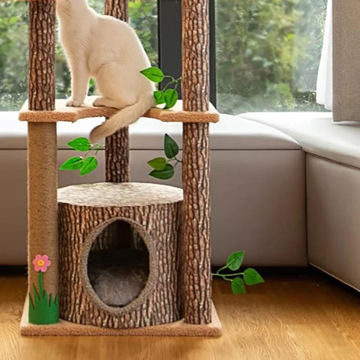 Toy House Villa Cat Accessories Sofa Stuff Interactive Climbing Scratch Condo Shelf Cat Tree Tower Cosas Para Gatos Pet Products