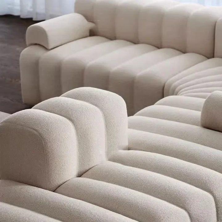 European Modern Sofa Designer Chaise Lounge Ergonomic Reclinable Sofa Curve Sponge Salas Y Sofas Muebles Prefabricated House