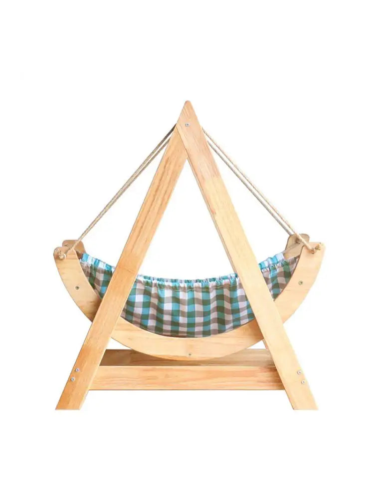 Solid Wooden Cat Bed, Four Seasons Universal Cat Litter, Pet Swing, Dog Litter, Cat Cradle