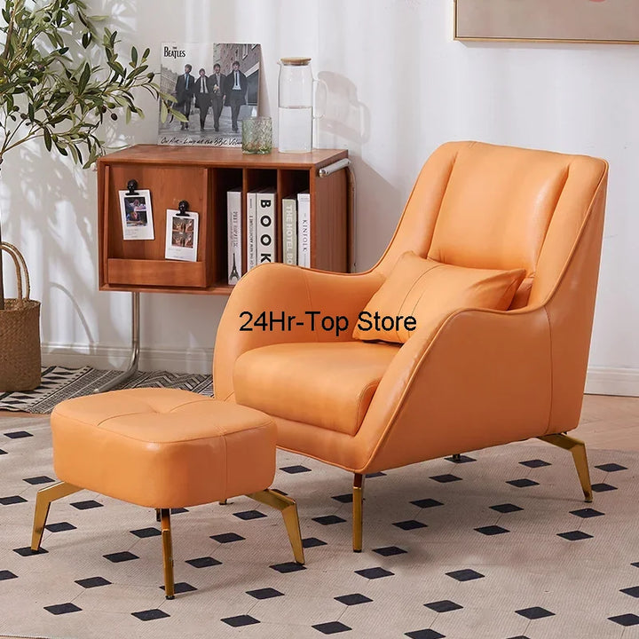 Lazy Makeup Living Room Chairs Floor Nordic Patio Dining Bedroom Office ArmChair Lounge Reading Outdoor Fauteuil Home Furniture