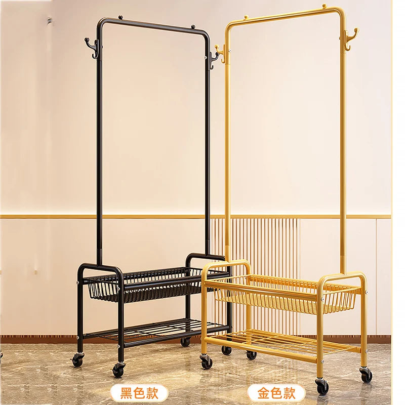 Living Room Library Clothing Rack Nordic Library Wardrope Clothing Rack Shelves Shoes Guarda Roupa Hallway Furniture LQQ35XP