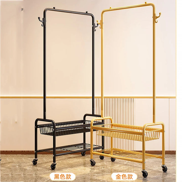 Living Room Library Clothing Rack Nordic Library Wardrope Clothing Rack Shelves Shoes Guarda Roupa Hallway Furniture LQQ35XP