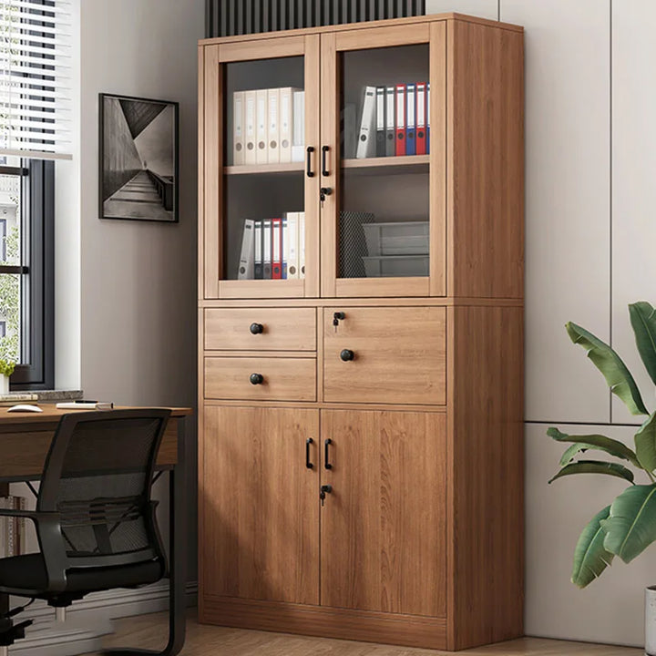 Space Saving Compact Filing Cabinet Vertical Modern Corner Glass Office Cupboards Rangement Display Armoires De Salon Furniture