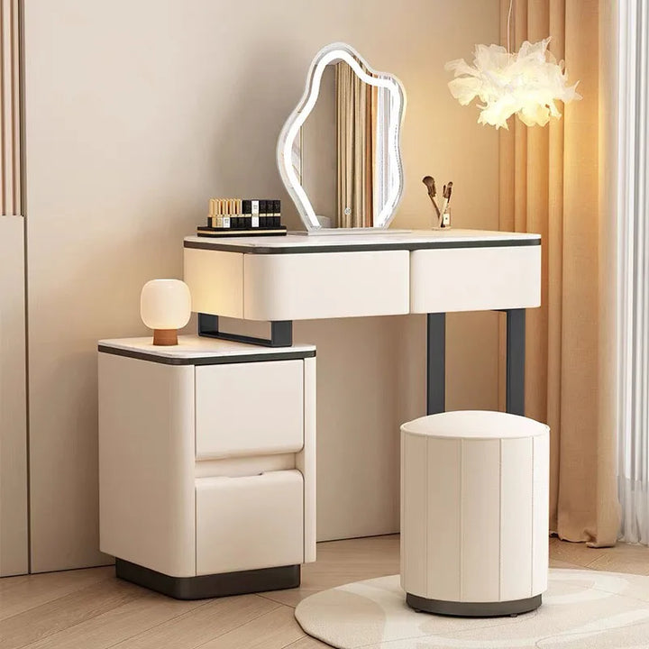 Vanity Makeup Dressing Table Bedroom Mirror Storage Luxury Dressing Table Modern Nordic Penteadeira De Maquiagem Home Furniture