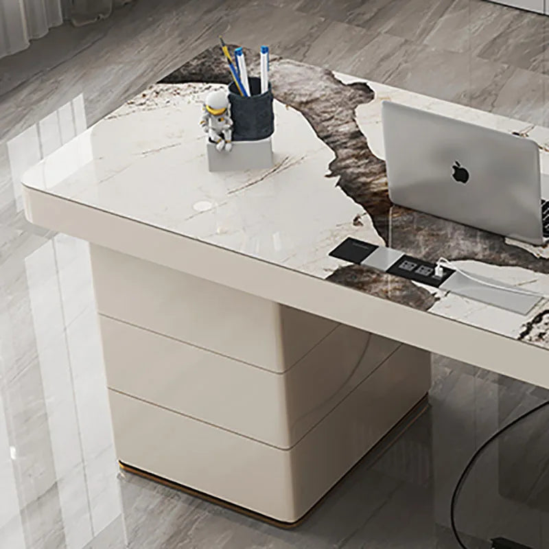 Office Computer Desk Table Gaming Meeting Manicure Study Table Nail Desktop Escritorios De Ordenador Media Console Furniture