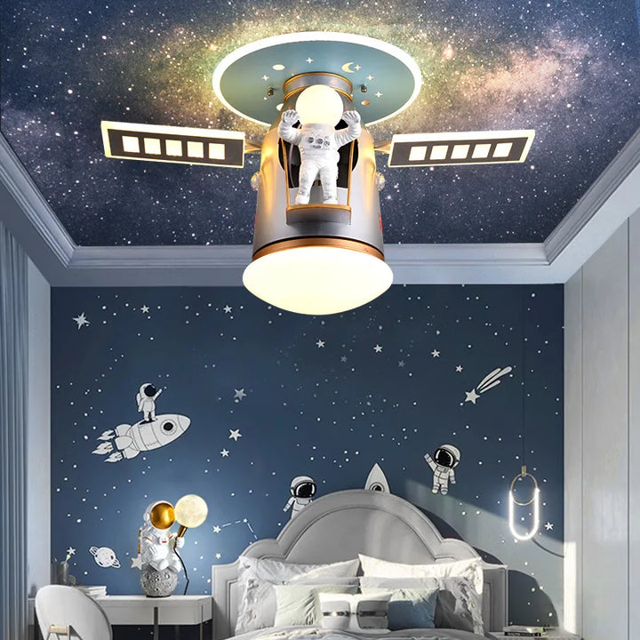 Modern led ceiling lights for children kids room lamparas de teco Cartoon Space LED ceiling lamp for boys baby room