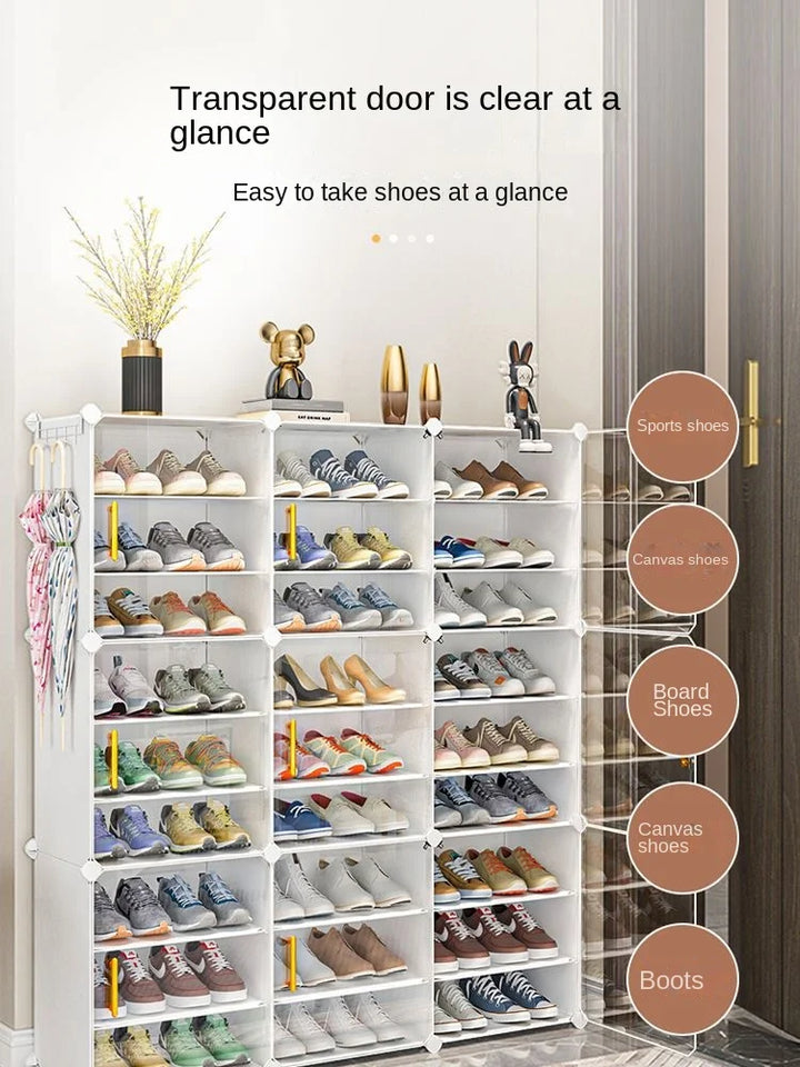 Modern Home Hallway Furniture Shoe Rack Cabinet For Living Room Storage Organizer Shelf Shoes Women's Sandals Cupboard Shoerack