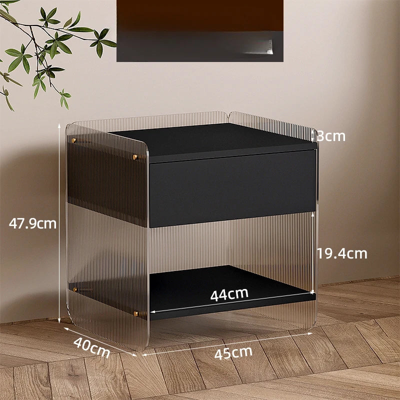 Coffee File Cabinets Bedside Tables Desk Nordic Sofa Tv Bedside Tables Floating Night Black