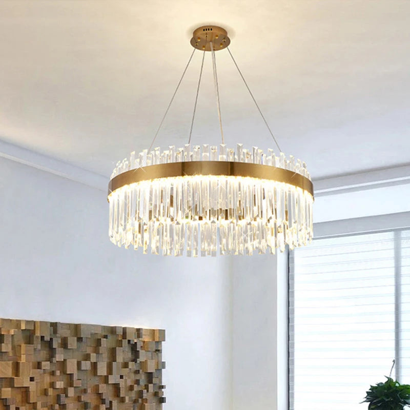 Classic ceiling chandelier living room crystal chandelier bedroom pendant lights kitchen LED chandelier room decor light fixture