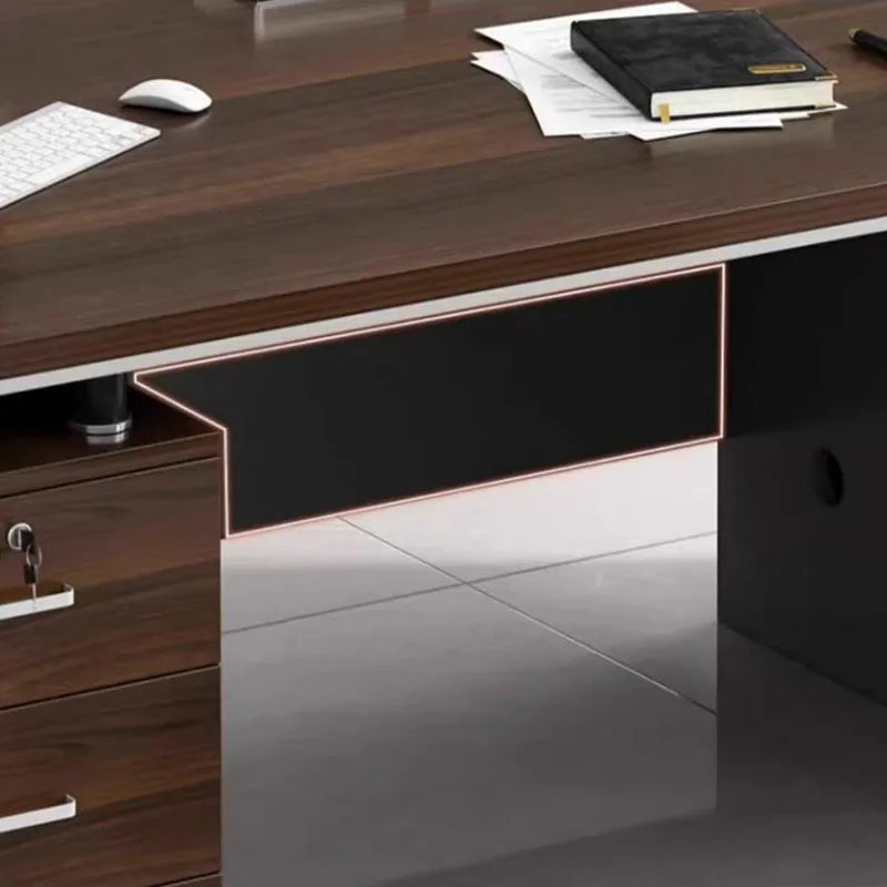 Computer Luxury Office Desk Drawers Cheap Storage Stand Laptop Drafting Office Desk Corner Scrivania Legno Office Furniture HDH