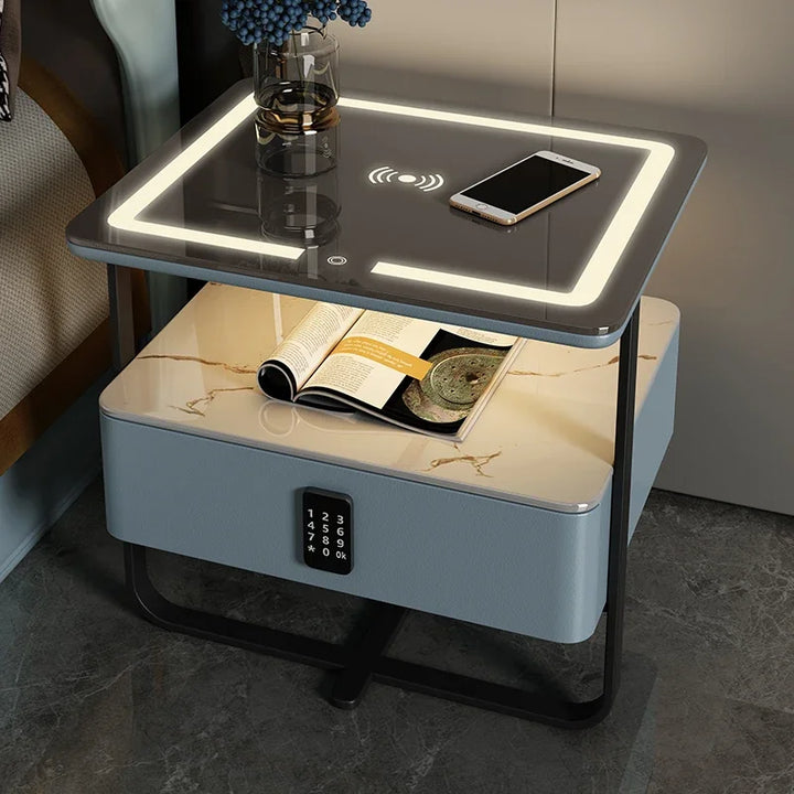 Unique Smart Bedside Table Drawers Storage Unique Luxury Nightstands Bedroom Modern Armarios De Dormitorio Home Furniture