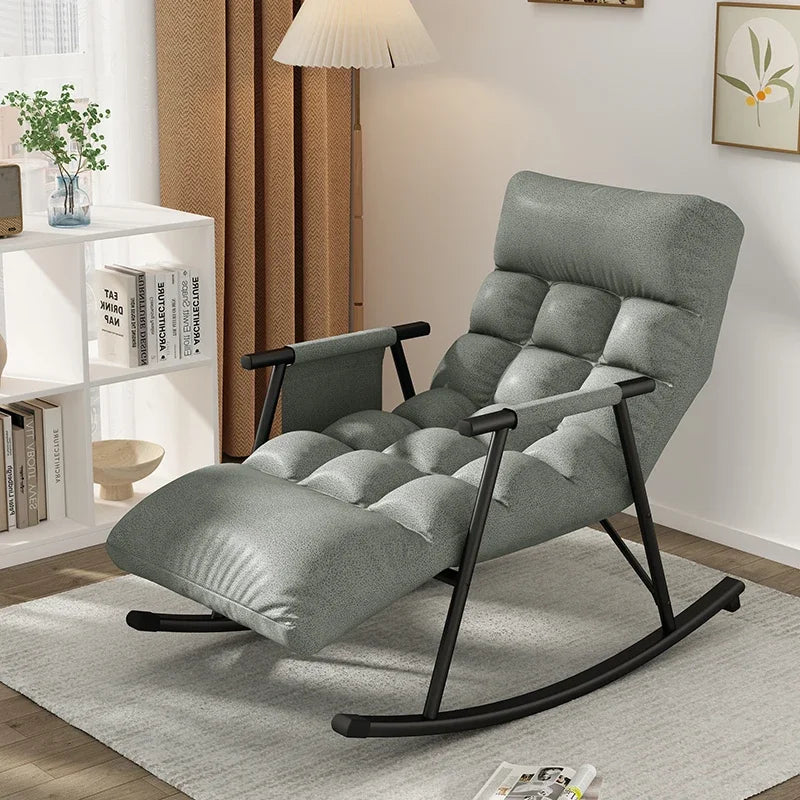 Armrest Office Queen Living Room Chairs Nordic Party Recliner Rocking Chairs Bedroom Comfy Woonkamer Stoelen Home Furniture