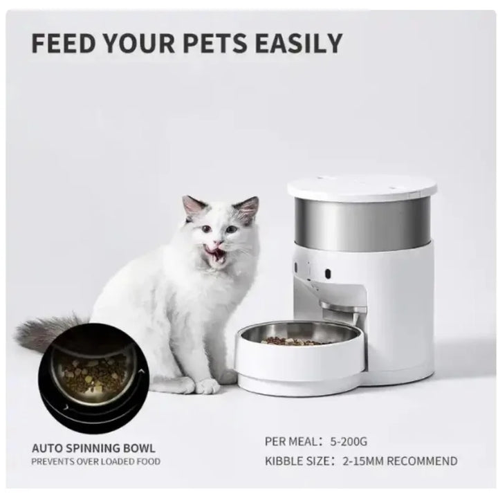 PETKIT Automatic Pet/Cat/Dog Feeder With Timing Smart Pet Feeder For Cat/Dog,With Wifi Intelligent Food Dispenser 3L/5L Bowl