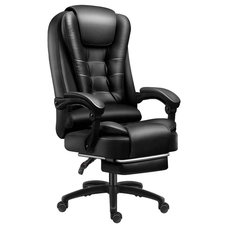 Brown Executive Manager Pchaisent Luxury, Stainless Steel Modern Office Chair Furniture Office Building White Swivel Chair