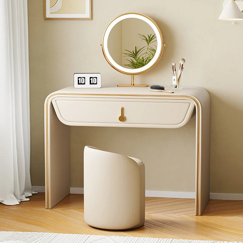 Nordic Style Dressing Table Luxury Modern Storage Home Bedroom Dressing Table Multifunctional Fashion Penteadeira Furniture