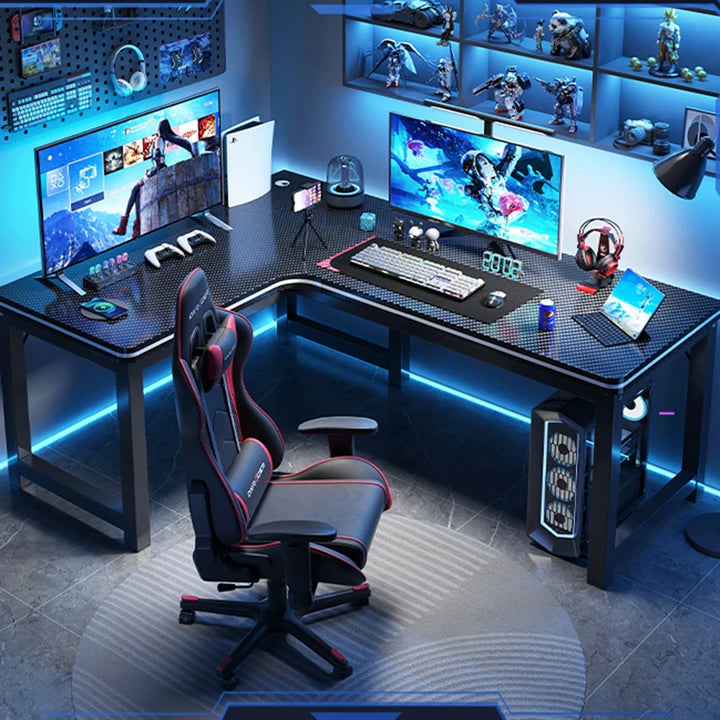 Gamer Computer Desks Portable L Shaped Youth Sedentary Work Bench Desk Seating Gaming Office Escritorios Gamer Furniture Home