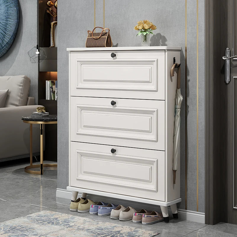Wooden Modern Shoe Rack Storage System Mid-century Shoe Rack Living Room Brief Interior Muebles Para Sala Modernos Furniture