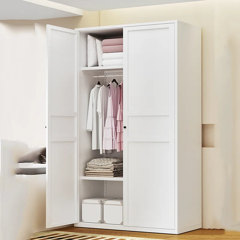 Nordic Storage Organizer Wardrobe Storage Aesthetic Wooden Hotel Wardrobe Bedroom Closets Systems Ropero Armable Home Furniture