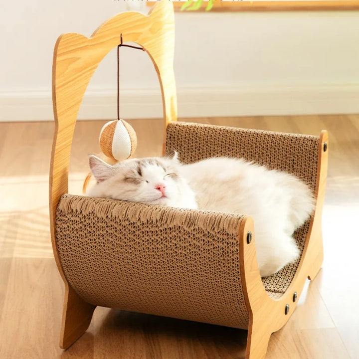 Cozy Furniture Cat Nest Sofa Beds Scratcher Habitats Warm Indoor Luxury Dogs Beds Sleeping Thickening Cama Gato Pets Supplies