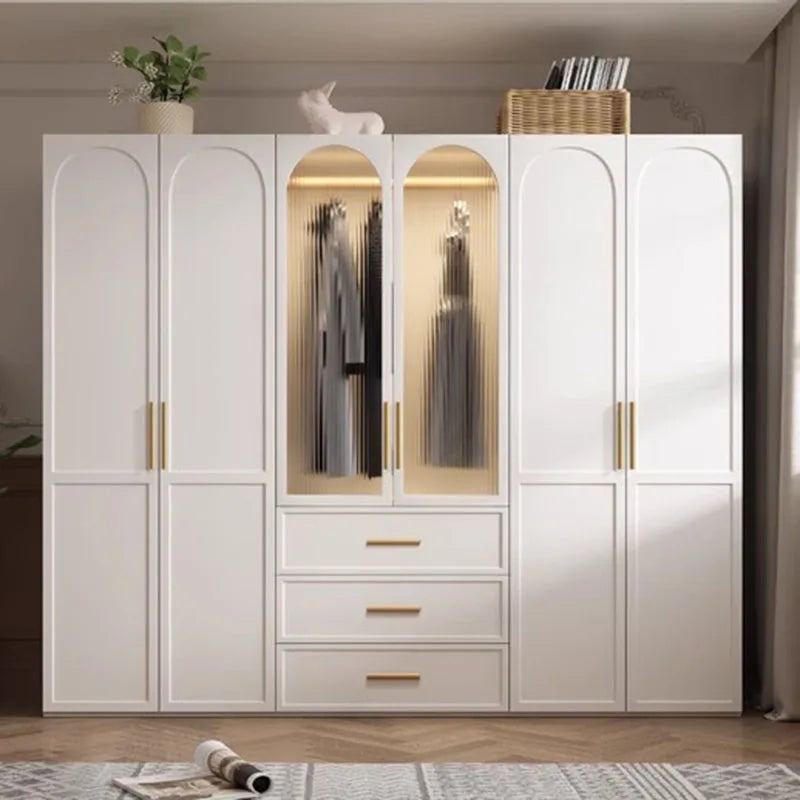 Clothes Storage Wardrobe Dressing Table Drawers Wooden Wardrobe Organizer Multifunction Armario Para Ropa Bedroom Furniture