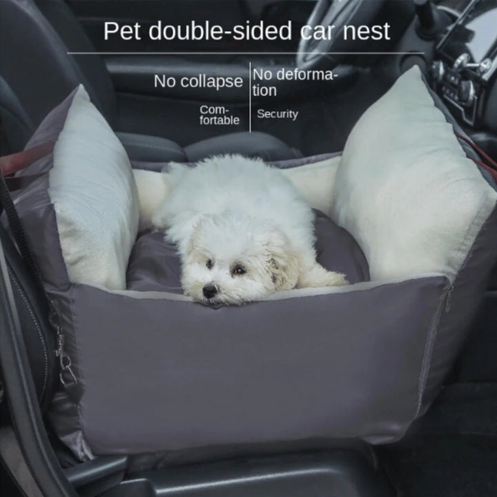 Thick Pet Car Seat Travel Carrier Handbag Detachable and Washable Ultra Soft Portable Cat Dog Car Travel Bed Safety Pet Supplies