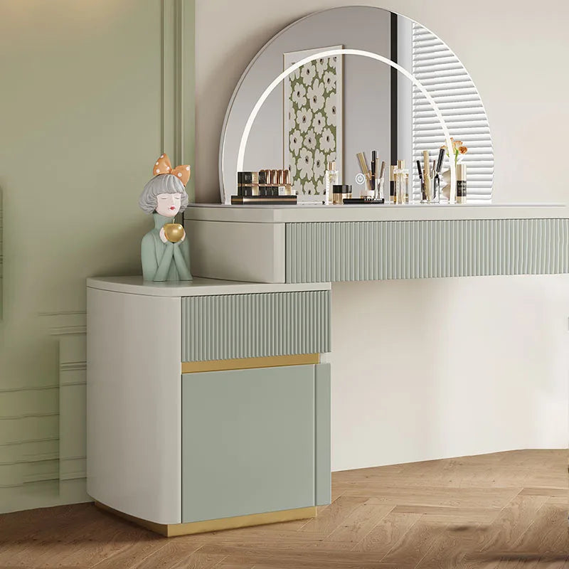 Advanced Sense Nordic Makeup Table Girls Gorgeous Unique Storage Makeup Vanity Drawers Modern Desk Coiffeuse Home Furniture