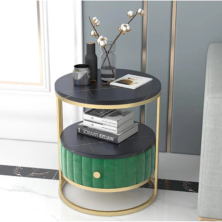 Black smart hotel rattan smart cheap modern bedside table nightstand with drawers