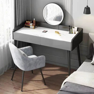Light Luxury Dressing Table Modern Minimalist Italian 2022 New Ins Style Apartment Dressing Table Bedrooms Furniture WRXYH