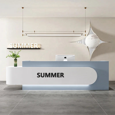 Mobile Counter Reception Desk Salon Podium Front Hotel Advisory Luxury Table Reception Desk Office Meuble Modern Furniture