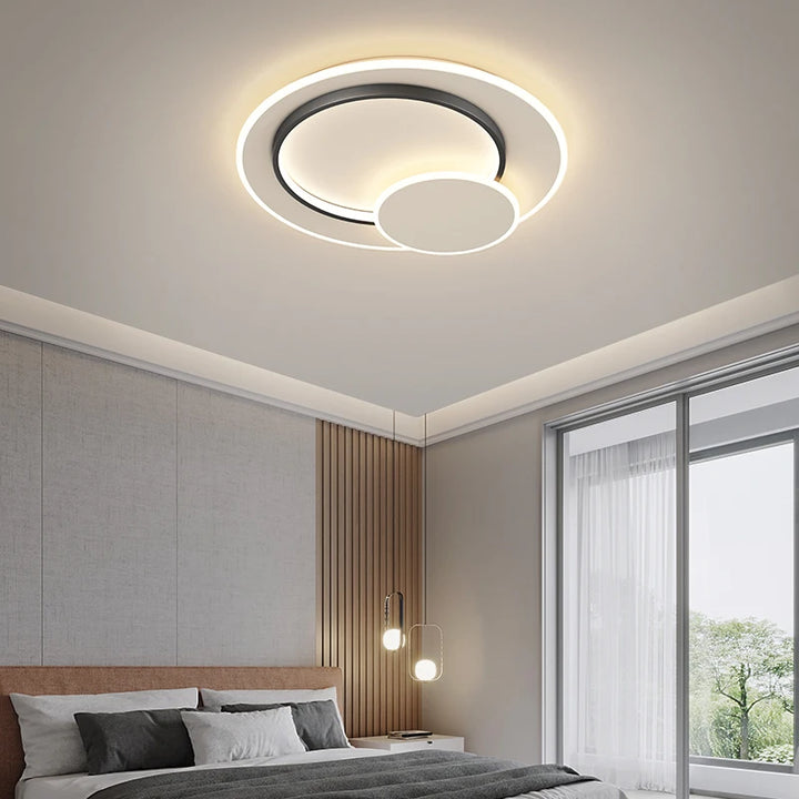 Circular Chandelier Modern Lights Bedroom Dining Living Room Kitchen Lamp Indoor Lighting Hanging Lamps For Ceiling Room Decor