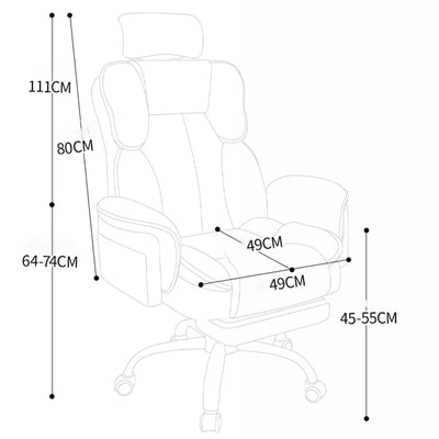 Modern Comfy Office Chair Minimalist ﻿pillow Stylish Aesthetic Gaming Chair Simple High Back Cadeira Para Computador Furniture