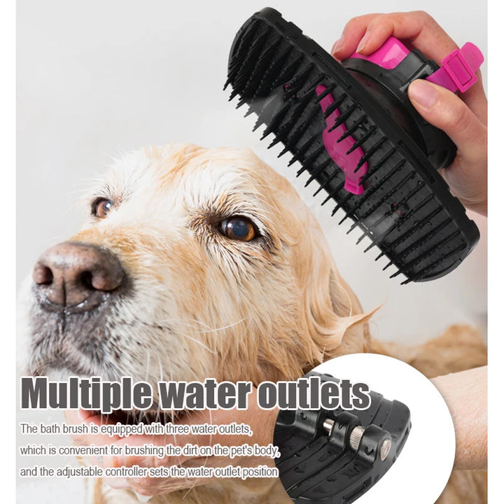 Pet Bathroom Massage Brush Puppy Big Dog Cat Bath Spray Water Cleaning Gloves Brush Pet Accessories for Dogs Cats Tools