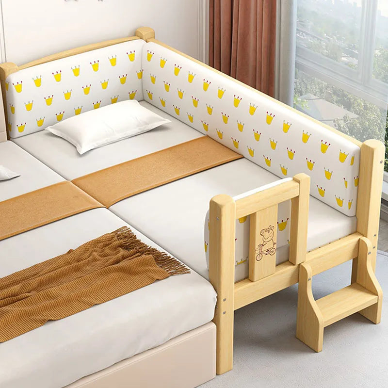 Near Single Kids Bed Boys Safety Barrier Modern Luxury Children Beds Girl Fashion Camas Cheap Dormitorio Bedroom Furniture