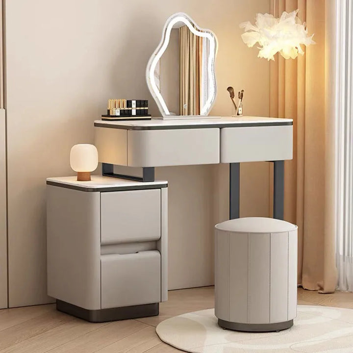 Vanity Makeup Dressing Table Bedroom Mirror Storage Luxury Dressing Table Modern Nordic Penteadeira De Maquiagem Home Furniture