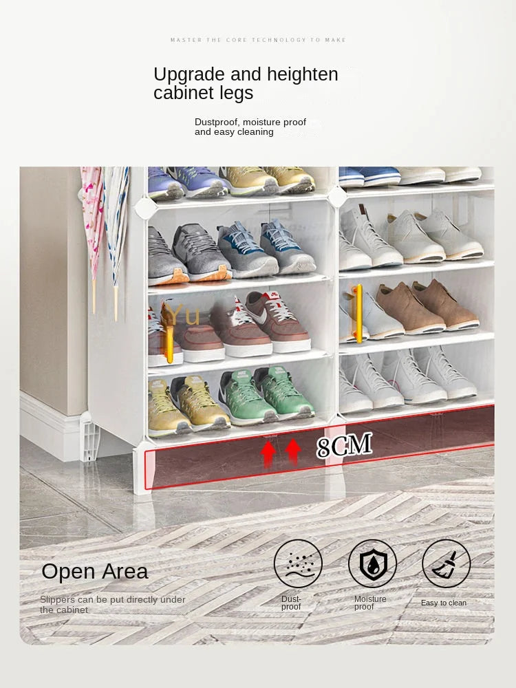 Modern Home Hallway Furniture Shoe Rack Cabinet For Living Room Storage Organizer Shelf Shoes Women's Sandals Cupboard Shoerack