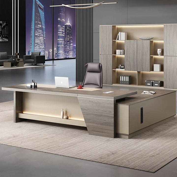 Corner Office Desk Conference Computer Executive Office Height Adjustable Modern Workflow Student Tavolino Office Furniture