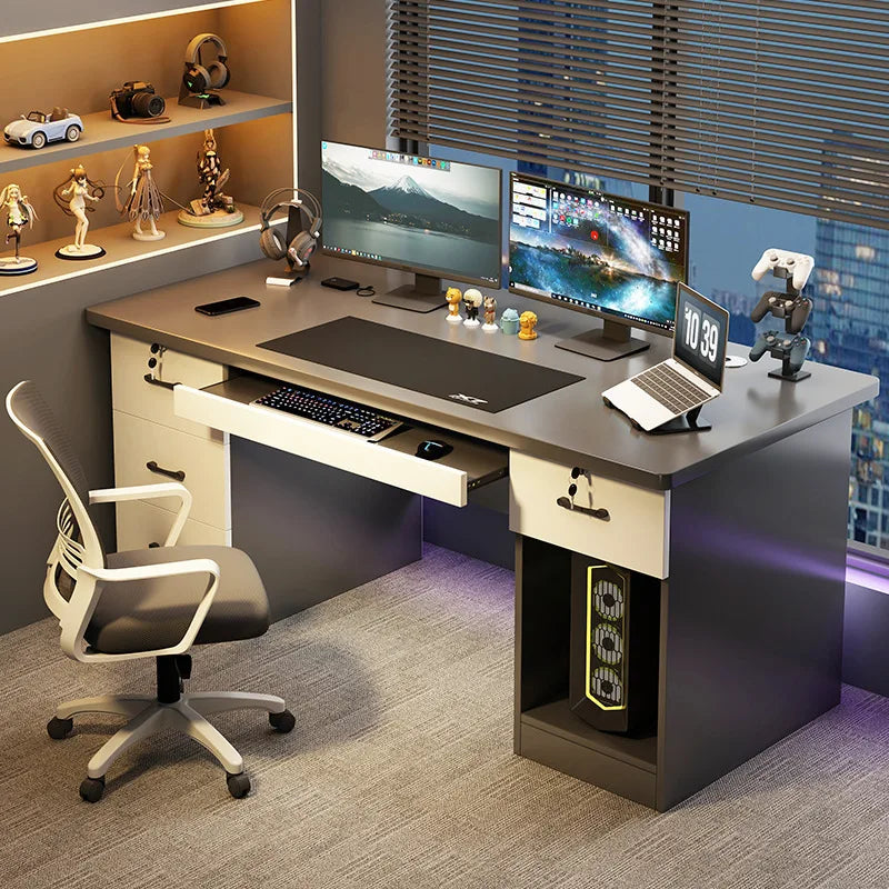 Multifunctional Computer Desks Youth Room Drawer Console Bedroom Office Desk Notebook Standing Escritorio Oficina Furniture