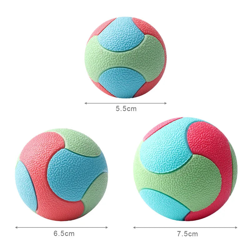 Pet Dog Toys Bite Resistant Bouncy Ball Toys for Small Medium Large Dogs Tooth Cleaning Ball Dog Chew Toys Pet Training Products