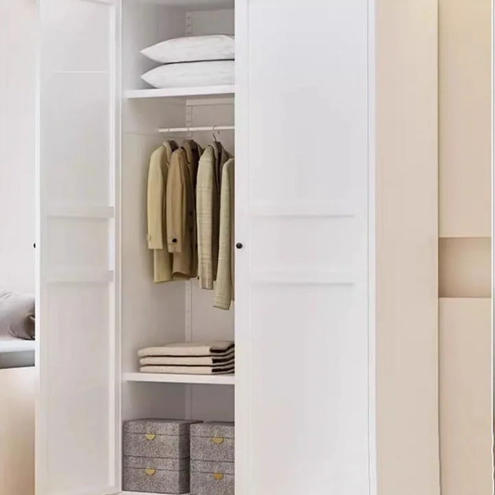 Nordic Storage Organizer Wardrobe Storage Aesthetic Wooden Hotel Wardrobe Bedroom Closets Systems Ropero Armable Home Furniture