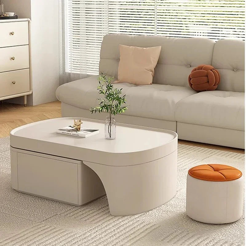 Oval Small Design Side Table Drawers Aesthetic Low White Nordic Mobile Side Table Modern Apartamento Mesa Auxiliar Furniture