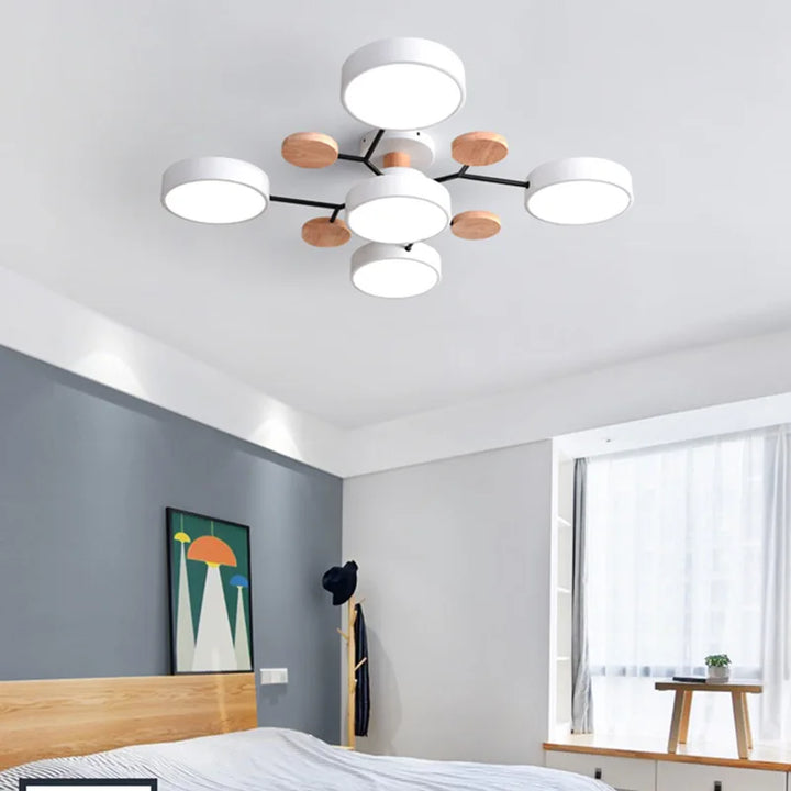 Nordic Modern LED Ceiling Lights for Living Room Bedroom Kitchen Deco Chandeliers Home Indoor Ceiling Lamps Lustre Lampara techo