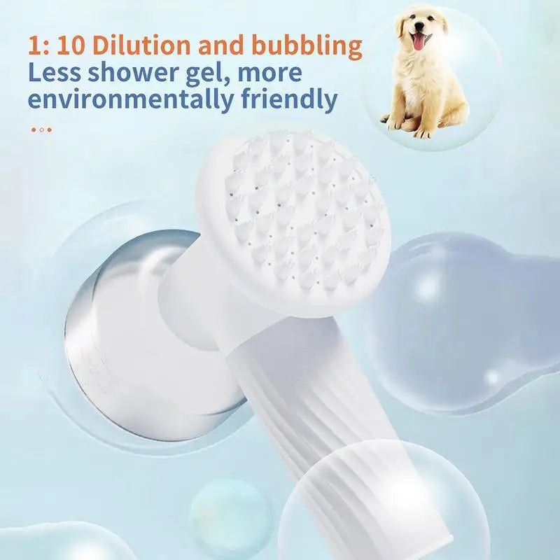 Auto-Foaming Dog Bath Brush Pet beauty shower massage brush Pet Cat Cleaning Brush Soothing Massage Tool Pet Accessories