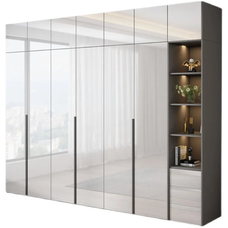 Light Luxury Wardrobe Modern Simple Closet Dresser Combination Storage Cabinet Bedroom Home Furniture