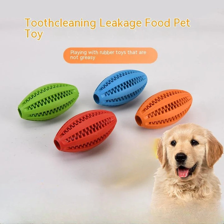 Pet Dog Toy Interactive Rubber Balls for Small Large Dogs Puppy Cat Chewing Toys Pet Tooth Cleaning Indestructible Dog Food Ball