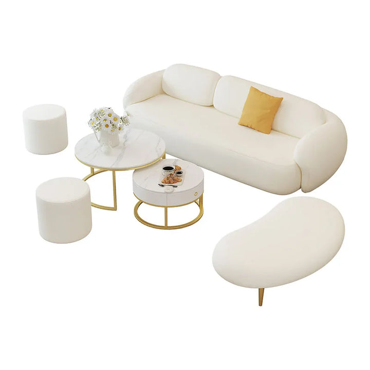 Home Lazy Puffs Sofa Sectional Living Room Nordic Designer Bedroom Couch Modern Italiano Mobili Per La Casa Home Furniture DWH