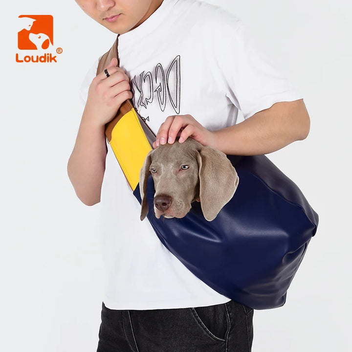 Loudik-Small Dog Carrier Bag, Waterproof, Luxury Travel Cat Backpack, Portable Leather Pet Carriers, Outdoor Walking, Wholesales